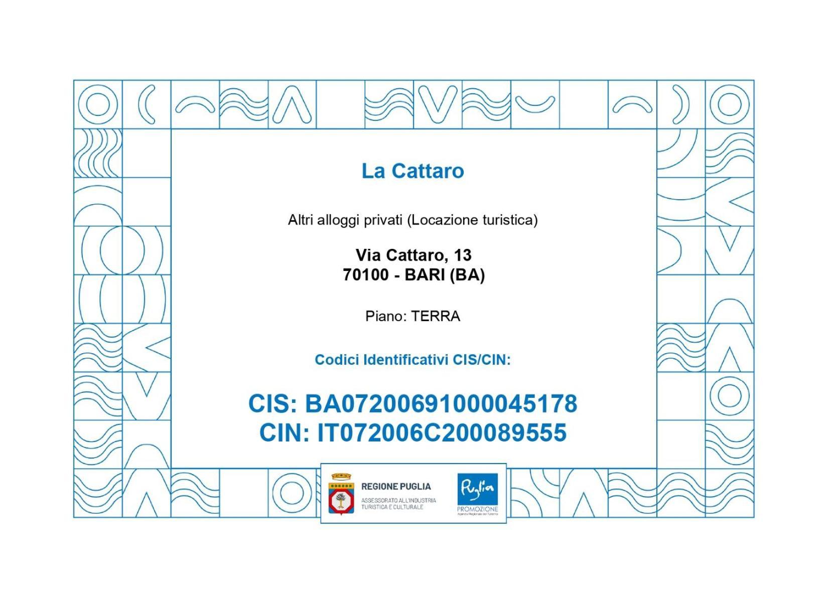 Vila La Cattaro Bari Exteriér fotografie